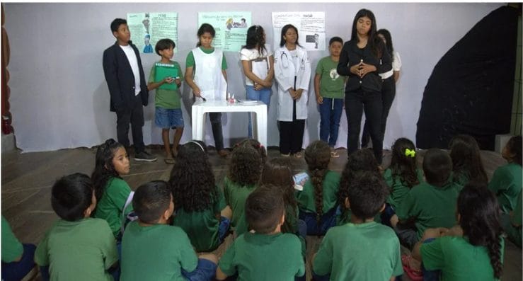 Children at Professions Fair