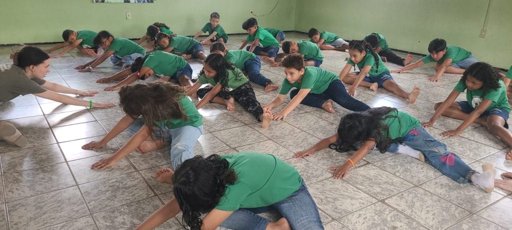 Teaching Dance in Dance Room