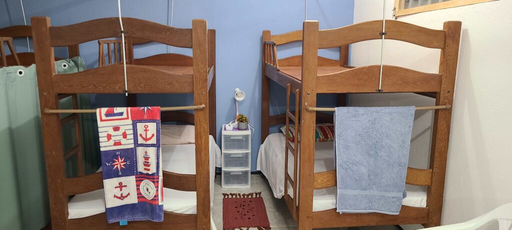 Two bunk beds